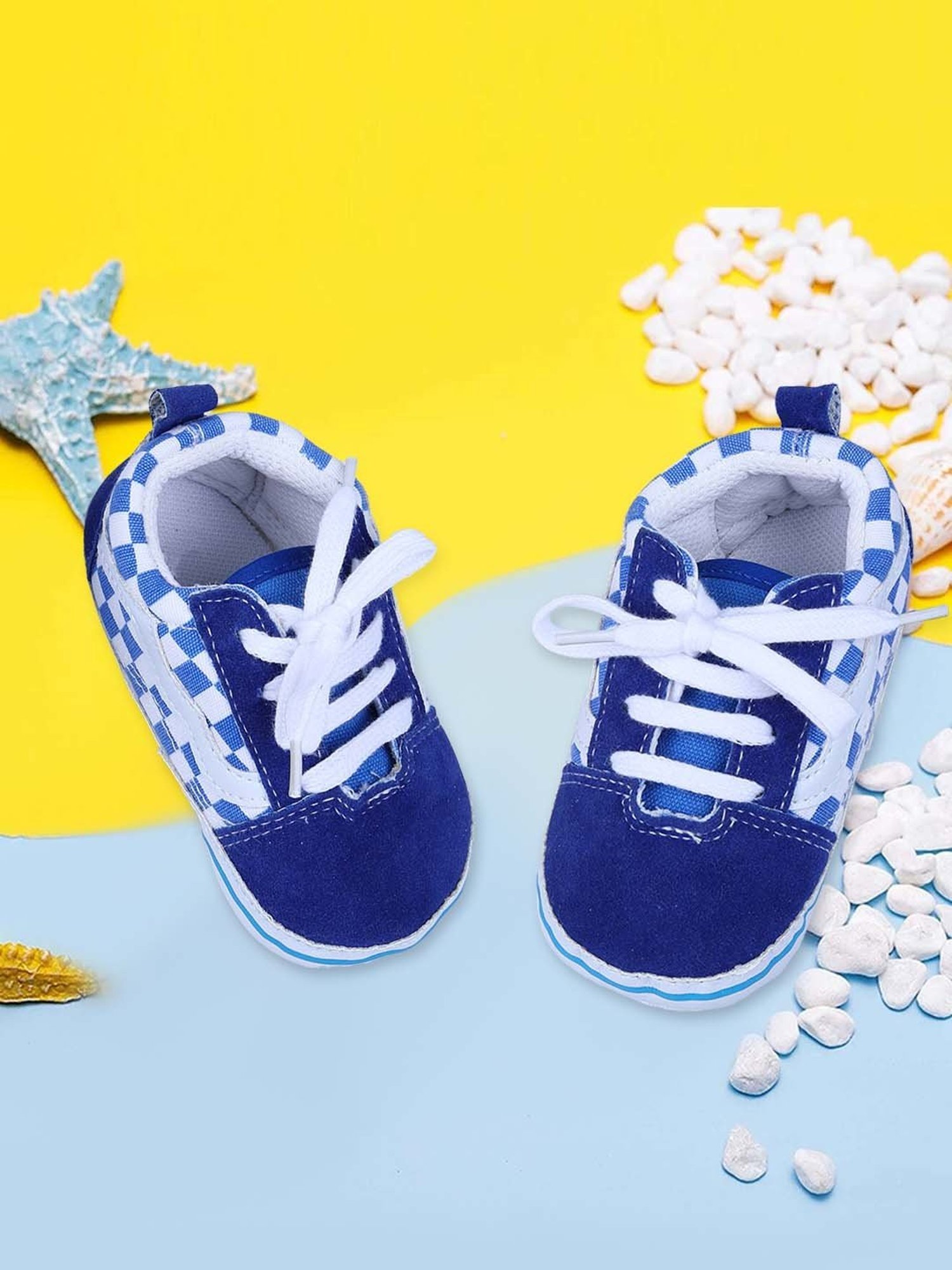 Baby Moo Kids Blue Casual Booties