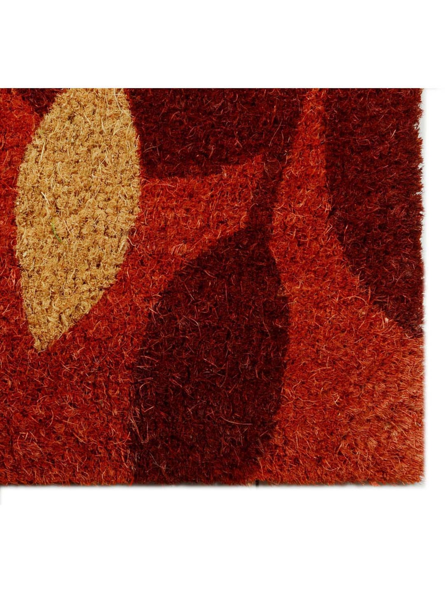 Saral Home Orange Coir 6111 GSM Door Mat - Set of 1