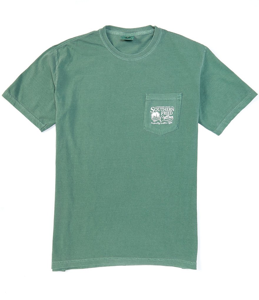 Southern Fried Cotton Men's Hadley Short-Sleeve Pocket Graphic Tee