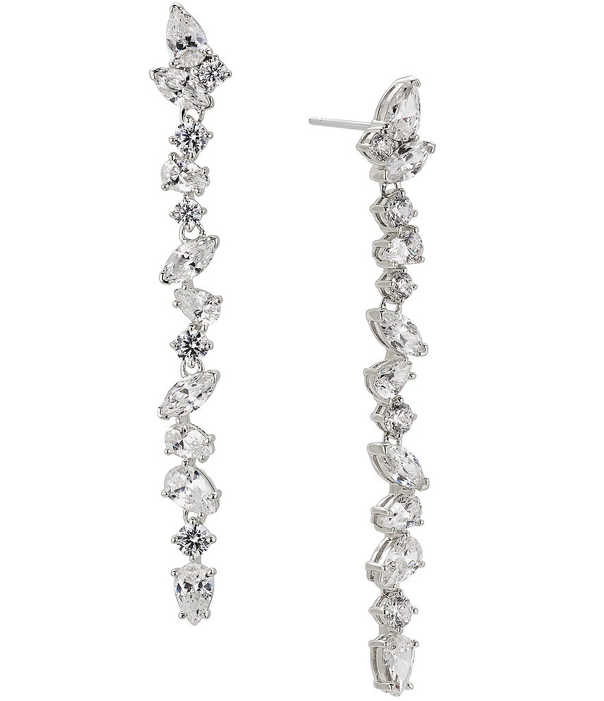 Nadri Tezoro Linear CZ Earrings