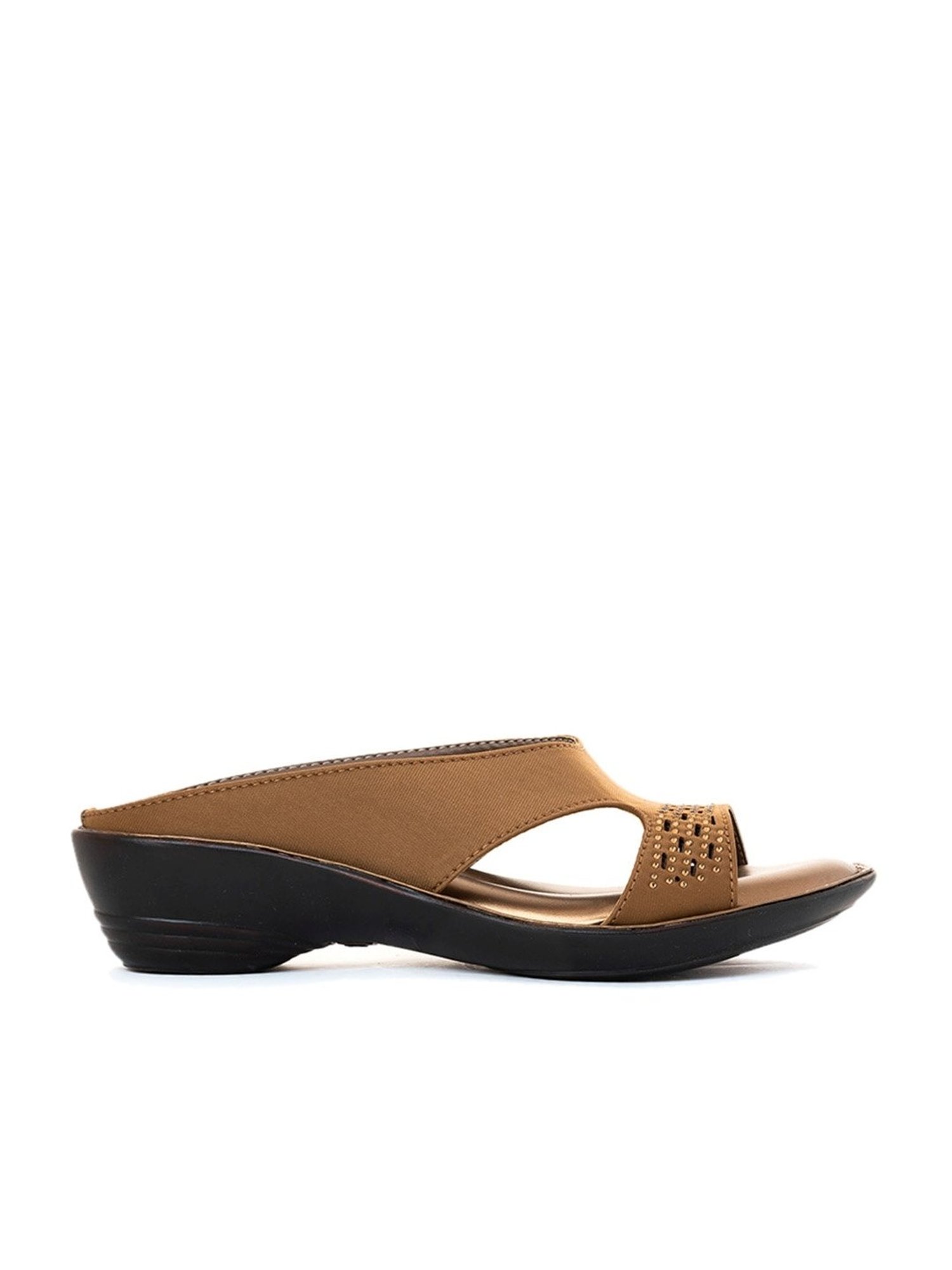 Khadim Women's Brown Casual Wedges