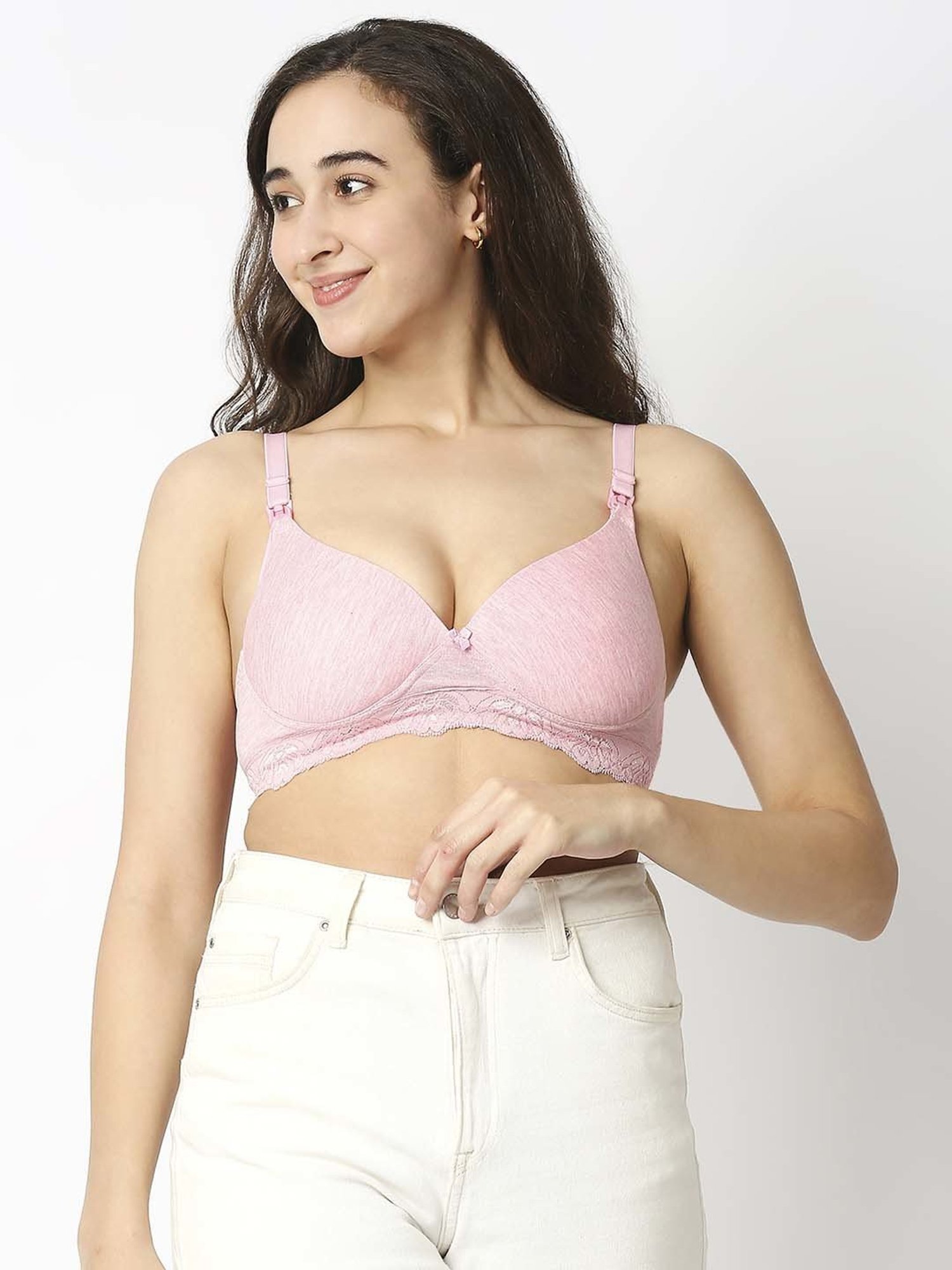 Mee Mee Pink Cotton Bra