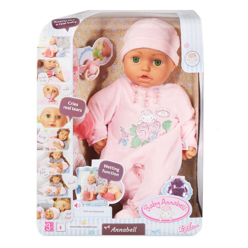 Baby Annabell Soft-Bodied Baby Doll - Green Eyes