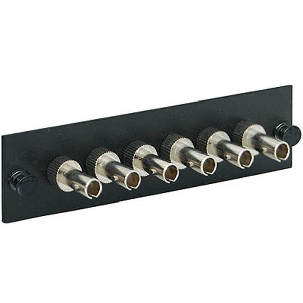 ICC INT'L CONN & CABLE ICFOPT16BK ADPTR PNL F/ST 6PRT LOADED BLK