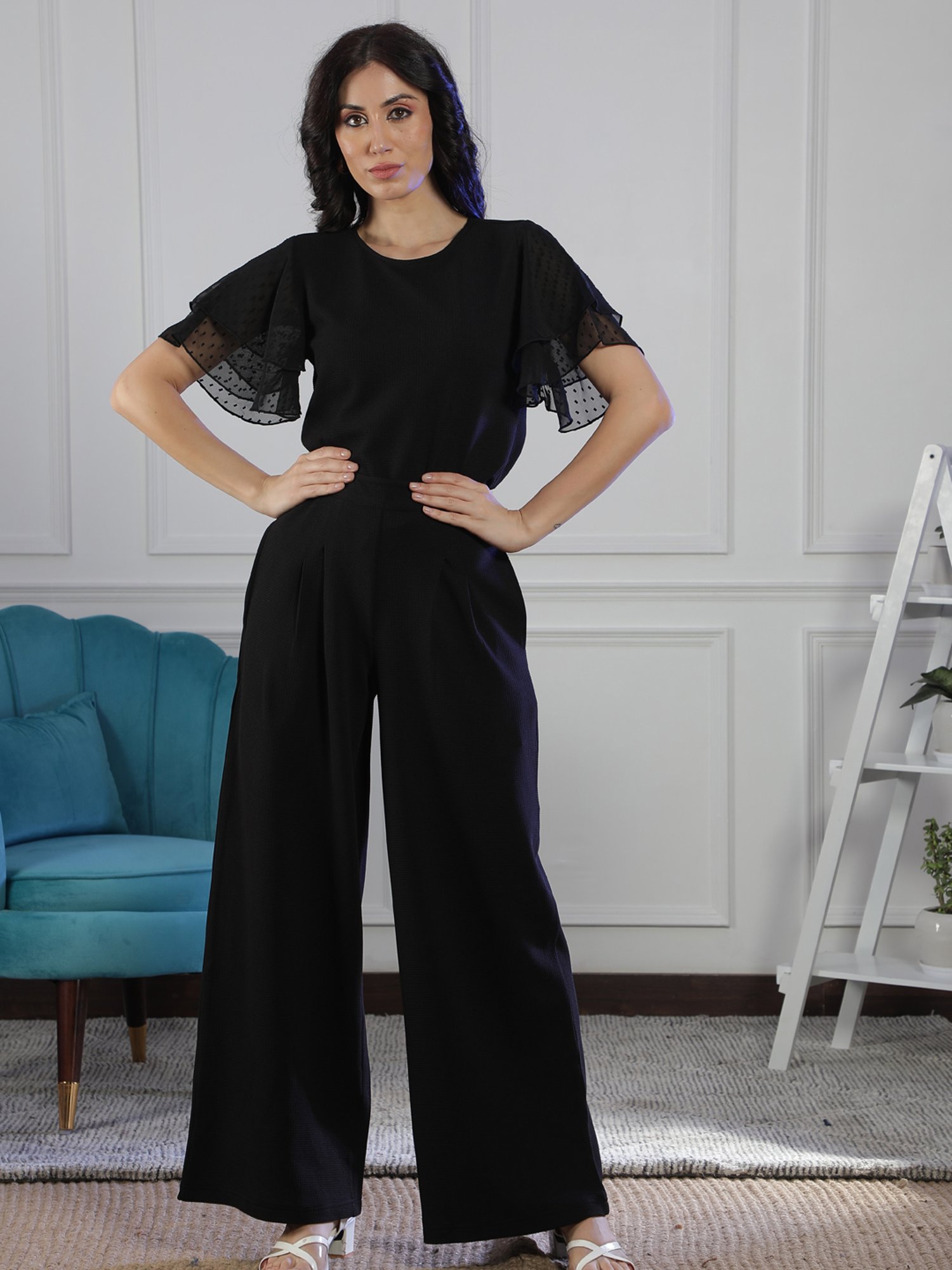 NEUDIS Black Maxi Co-Ord Set