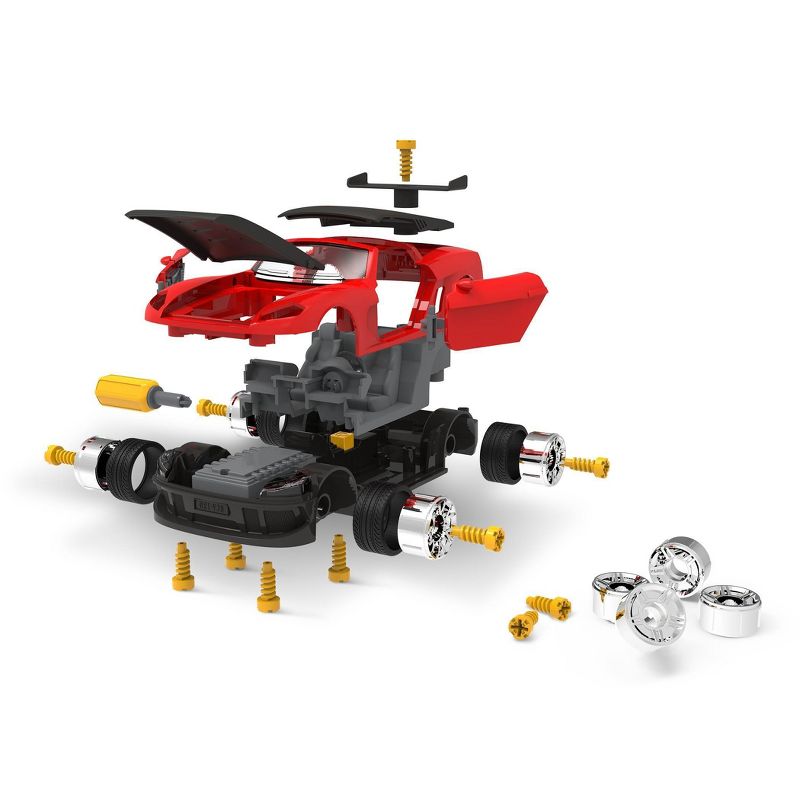 DRIVEN - Toy Take-Apart Sports Car with Accessories - 34pc