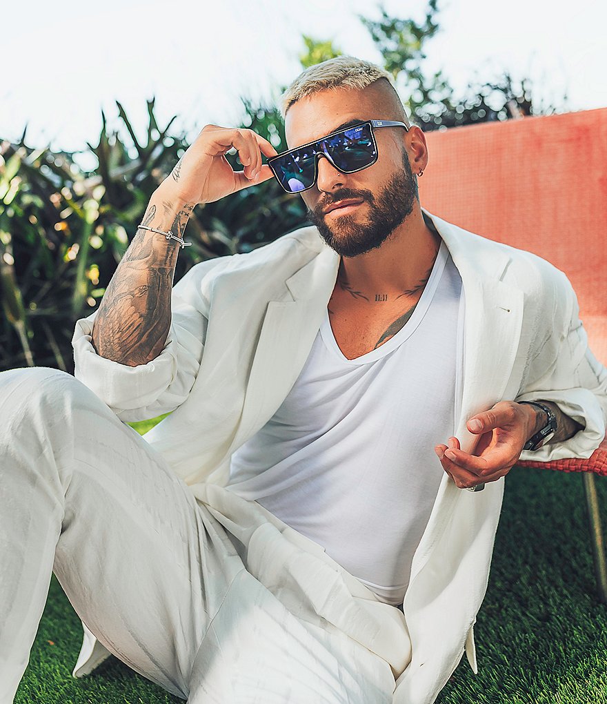 Quay Australia Quay x Maluma Nightfall Shield Sunglasses