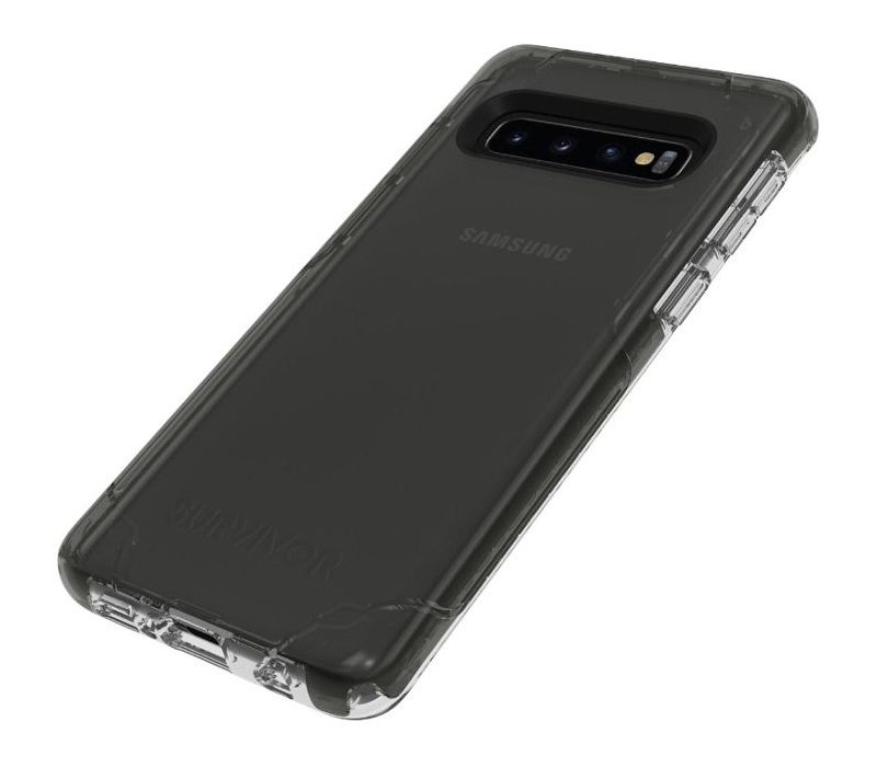 Griffin Survivor Strong Samsung Galaxy S10 - For Samsung Smartphone - Smoke