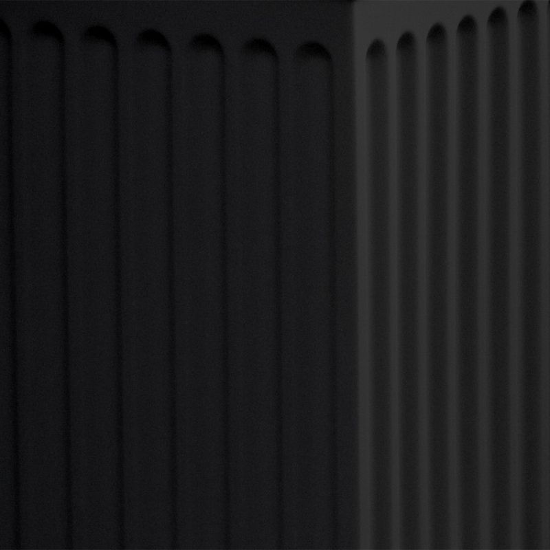 Rubbermaid 8 Quart Traditional Square Top Bedroom, Bathroom, and Office Wastebasket Trash Can, White (2 Pack)