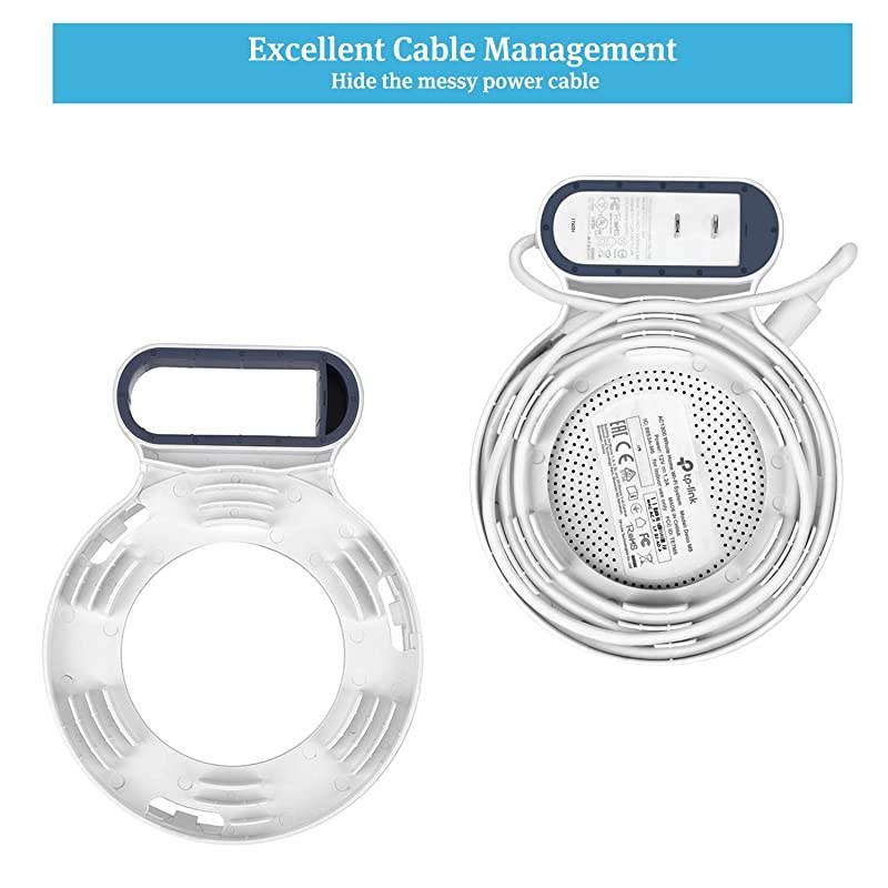 Wall Mount for TPLink Deco M5 Whole Home Mesh WiFi System Sturdy Bracket Holder for TPLink Deco M5 Space Saving TPLink Router Wall Holder Plug in Without Messy Wires or Screws