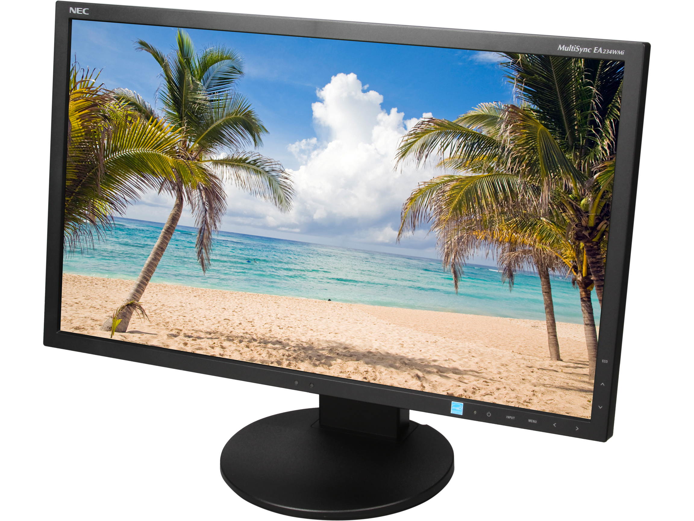 NEC EA234WMI-BK Black 23" Widescreen LED Backlight Desktop Monitor Built-in Speakers