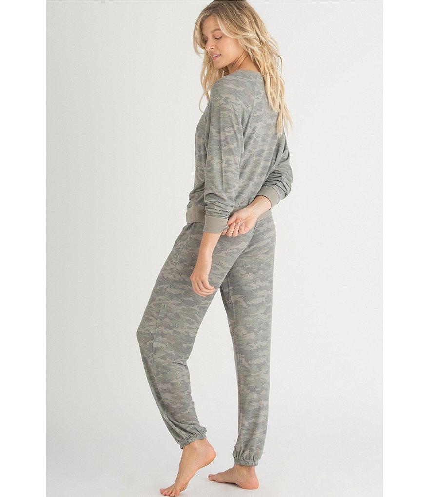 Honeydew Intimates Star Seeker Brushed Jersey Camo Coordinating Lounge Set