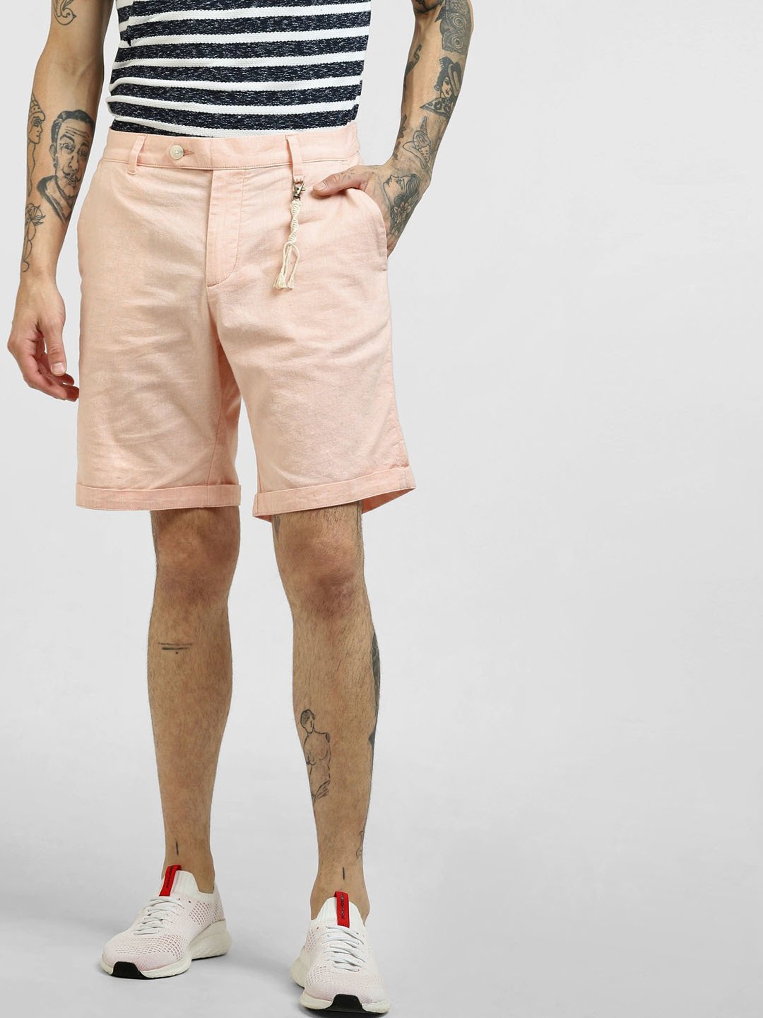 Jack & Jones Pink Regular Fit Shorts