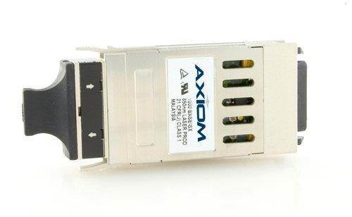 Axiom 700013147-AX GBIC transceiver module ( equivalent to: Avaya/Nortel 700013147 ) - Gigabit Ethernet - 1000Base-ZX - for Avaya X330G2-E, 80-Series M8004R-1000GB, M8008R-1000GB, X330 G2, L1, L2