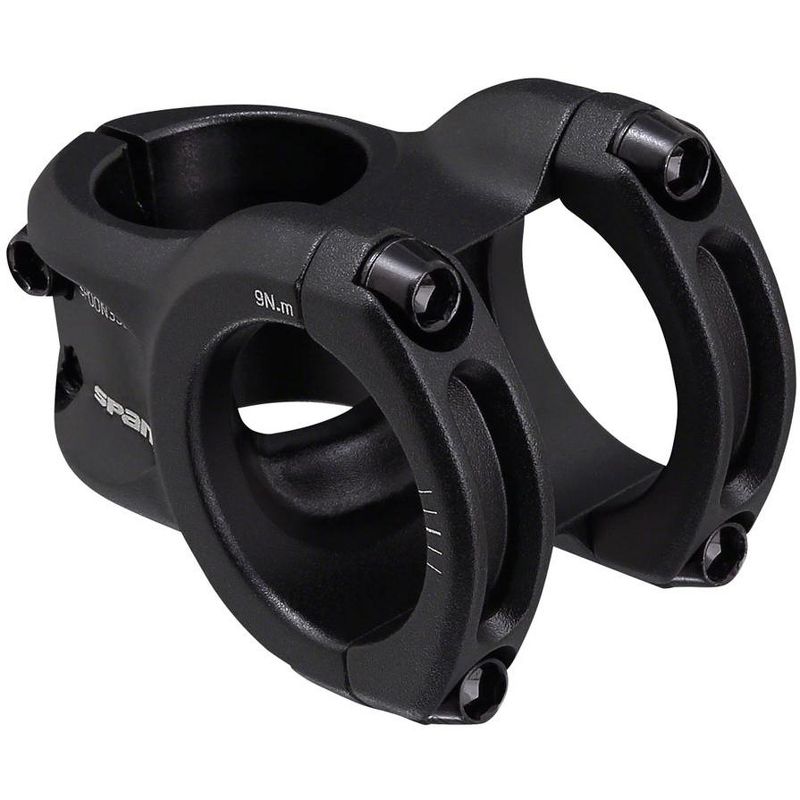 Spank Spoon Stem- Black Length: 35 Bar Clamp Diameter (mm): 35.0