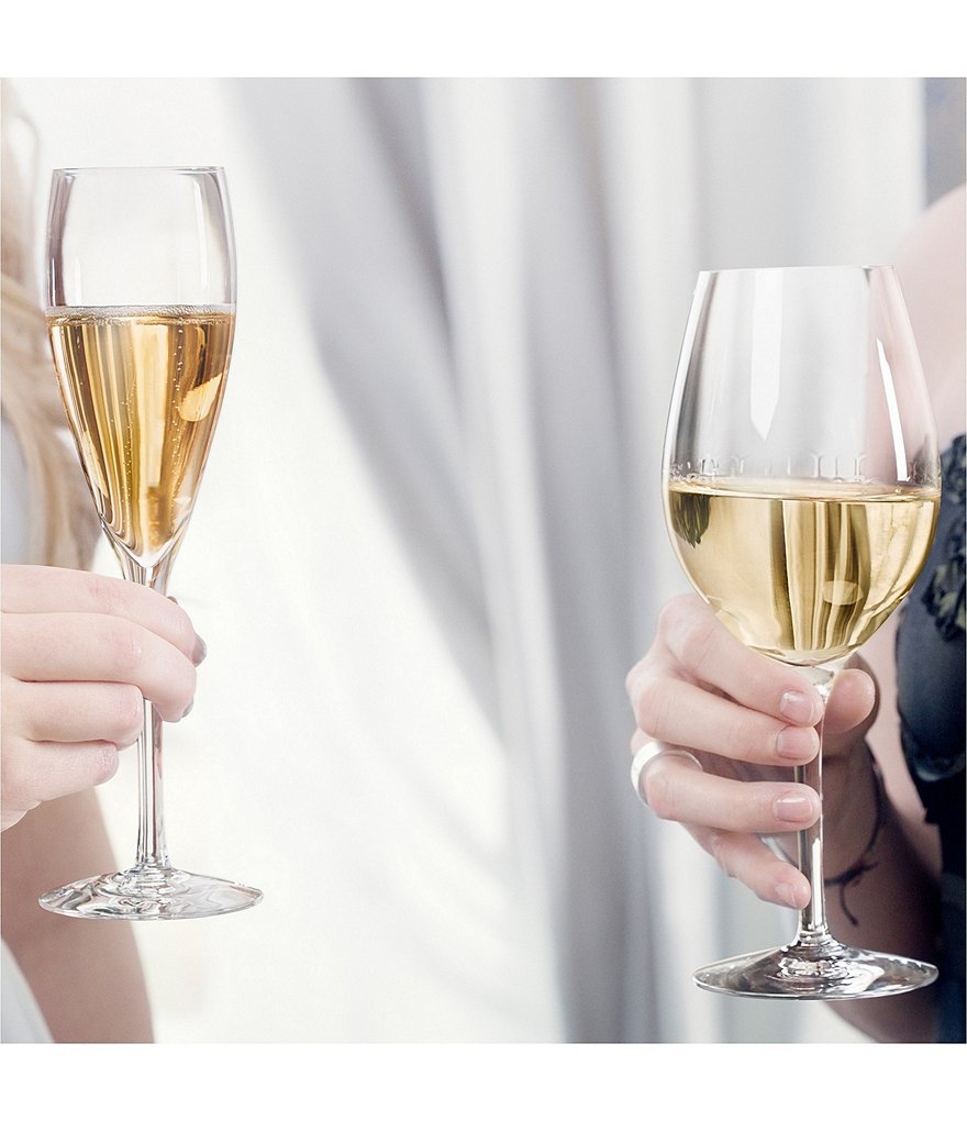 Orrefors More Crystal Champagne Flutes, Set Of 4