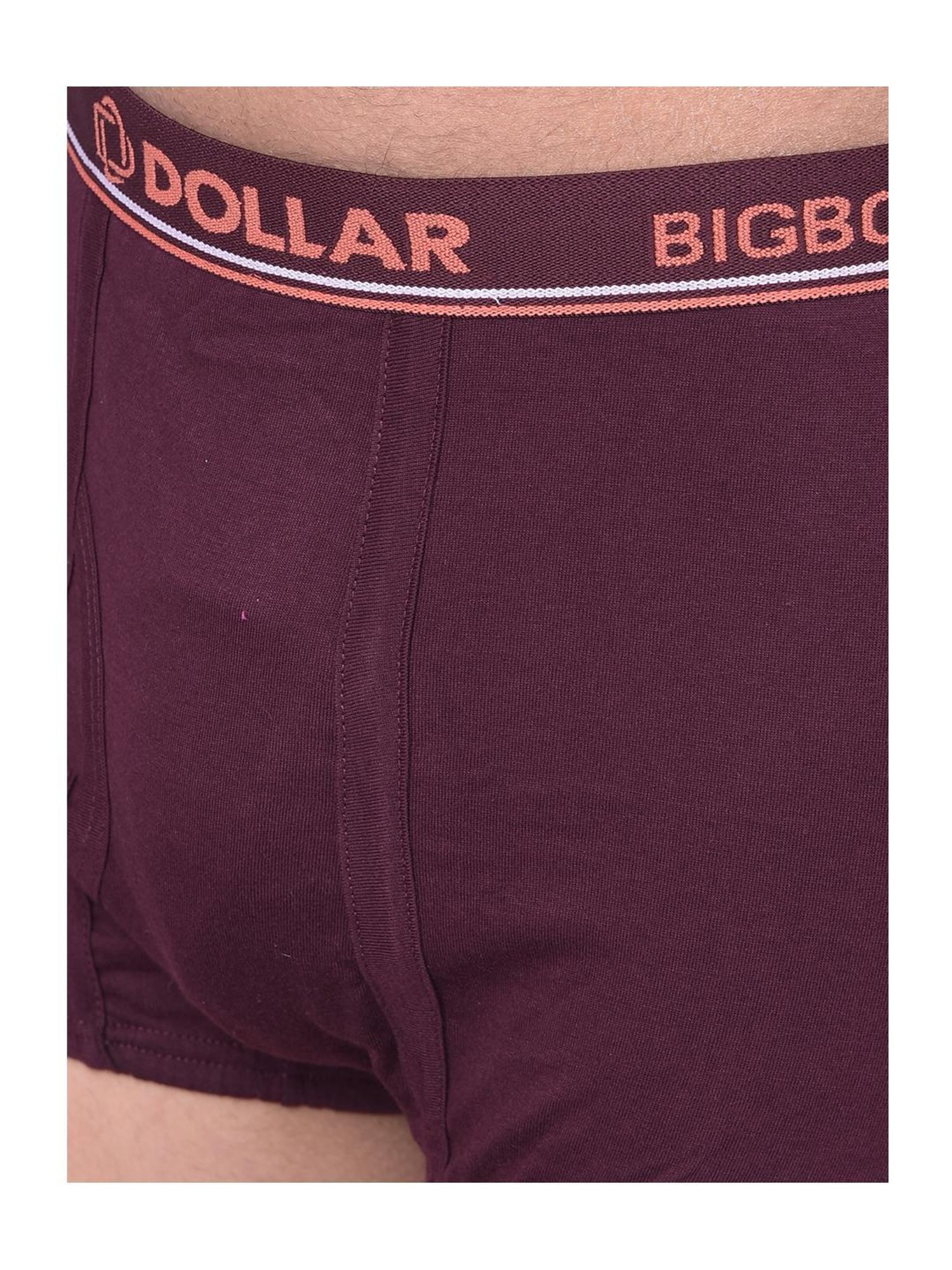 Frenchie Kids Pink & Grey Solid Briefs (Pack Of 2)