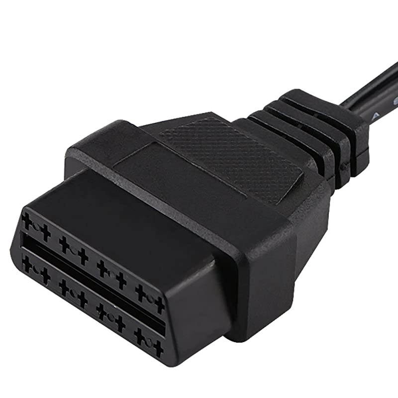 3 Pin to 16 Pin OBD2 Adapter Connector Diagnostic Cable for Fiat Alfa Lancia