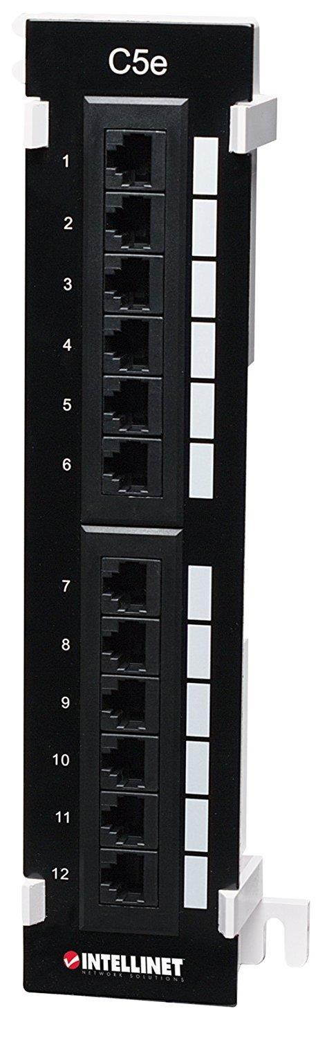 INTELLINET CAT5E WALL-MOUNT PATCH PANEL