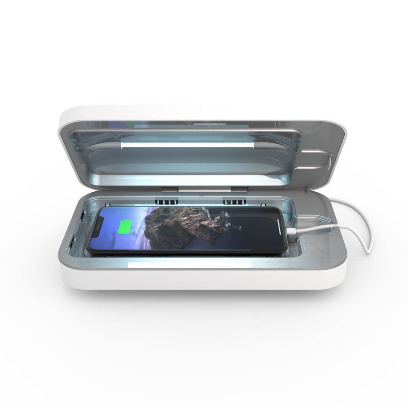 PhoneSoap Go UV-C Sanitizer & Portable Power Pack - White