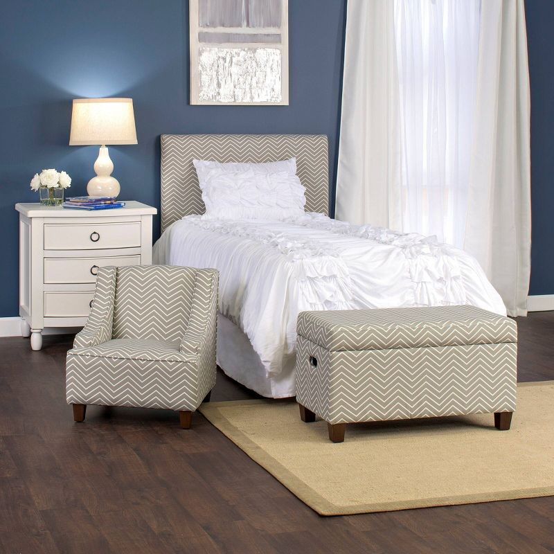 Kids' Cameron Juvenile Swoop Arm Accent Chair - HomePop