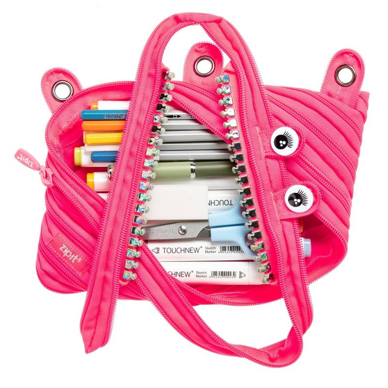 Monster Pencil Case Pink - ZIPIT