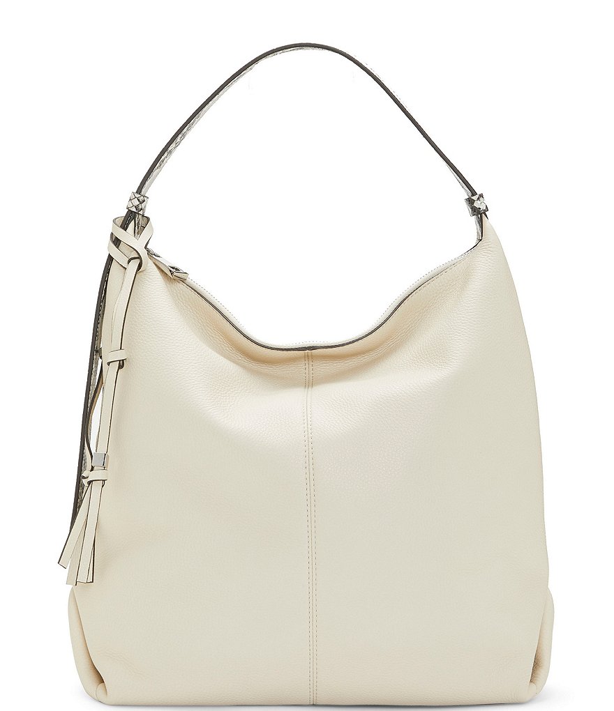 Calvin Klein Ivy Linen Python Hobo Bag
