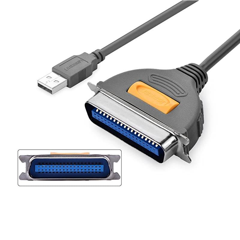 USB to IEEE1284 CN36 Parallel Printer Adapter Cable for Printer Inkjet Laser etc 10FT
