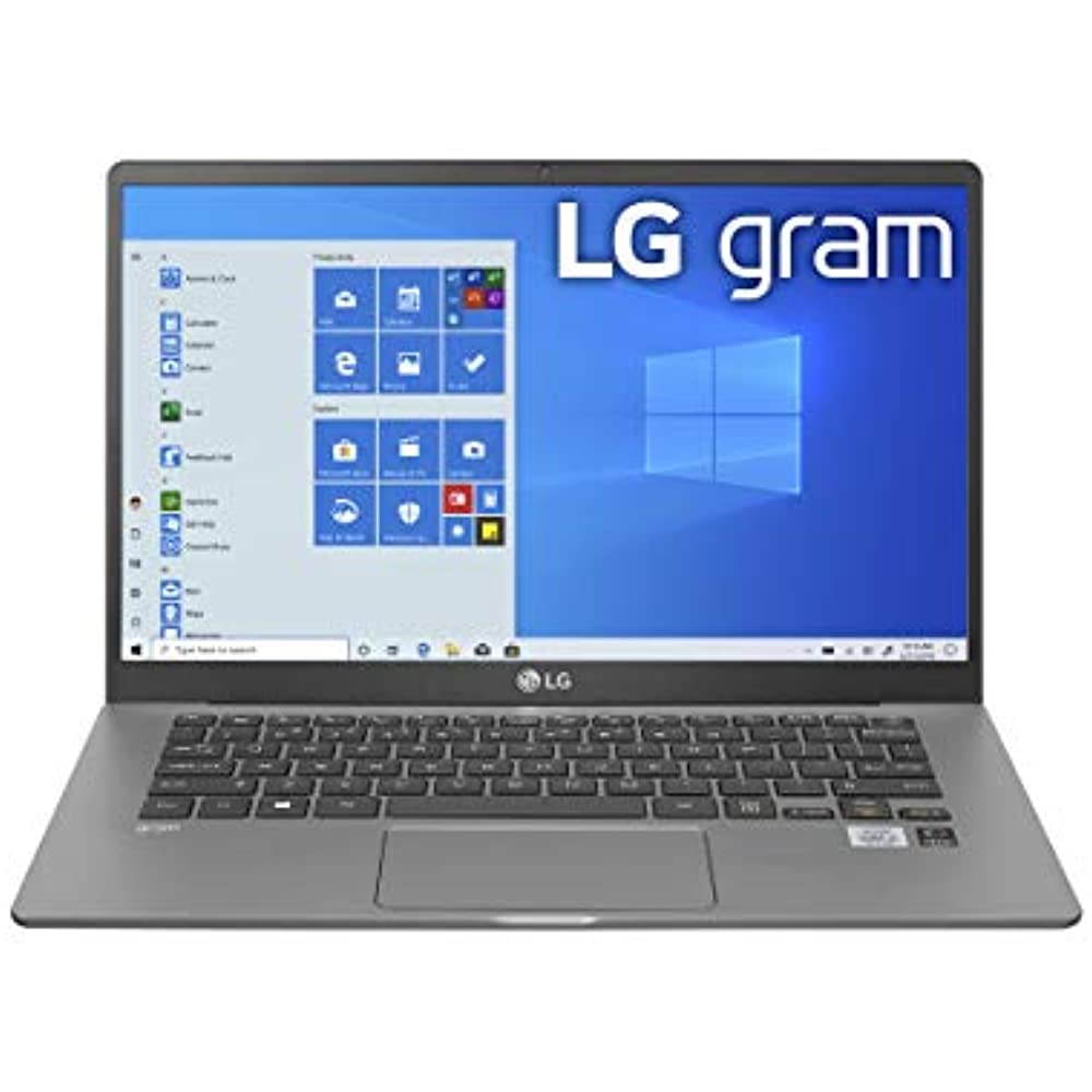 LG Gram 14" Full HD IPS Notebook Computer, Intel Core i7-1065G7 1.30GHz, 16GB RAM, 512GB SSD, Window 10 Home, Dark Silver