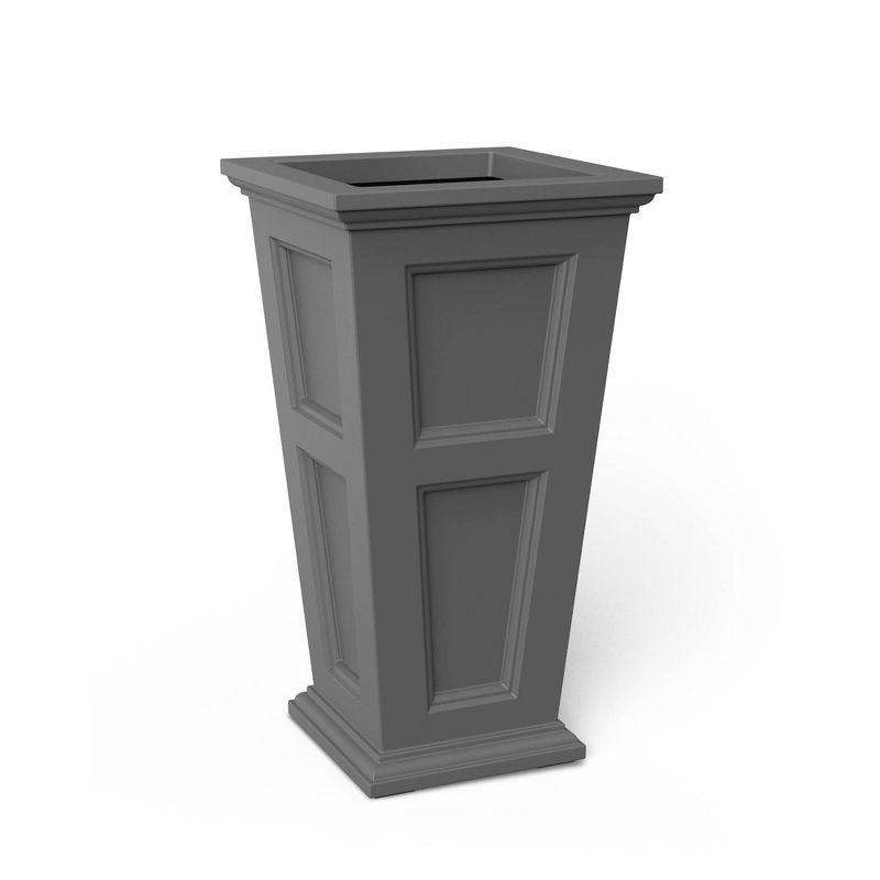 Fairfield Tall Planter Graphite Gray - Mayne