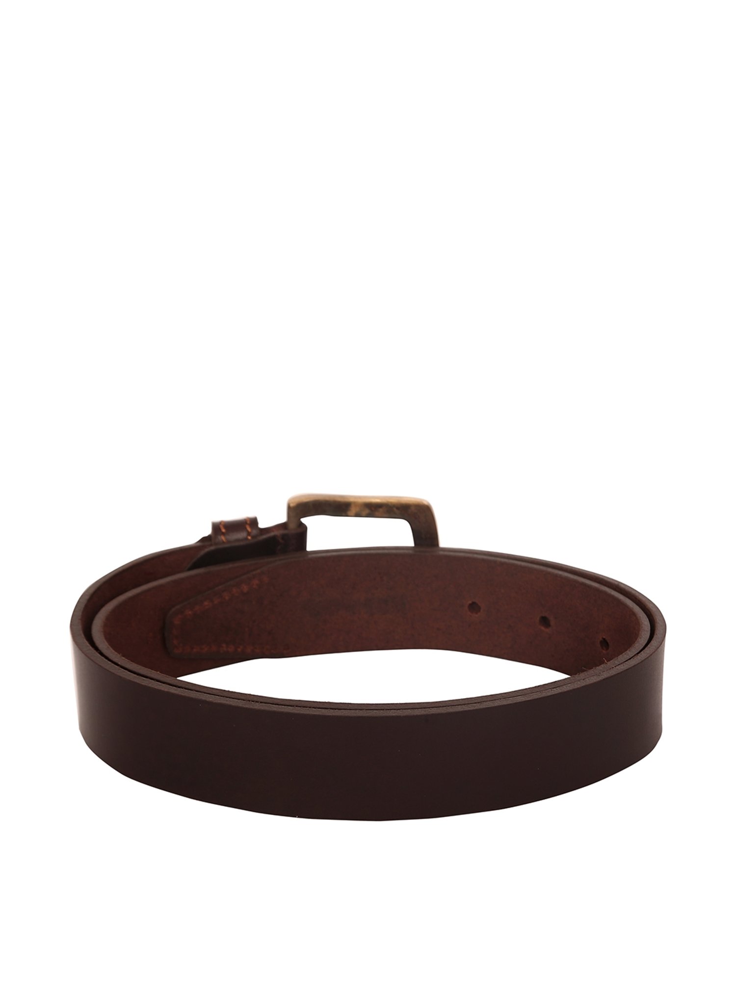 Scharf Brown Leather Waist Belt For Men