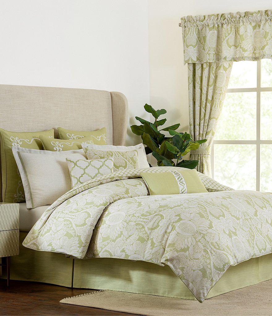 Rose Tree Wexford Green Reversible Comforter Set