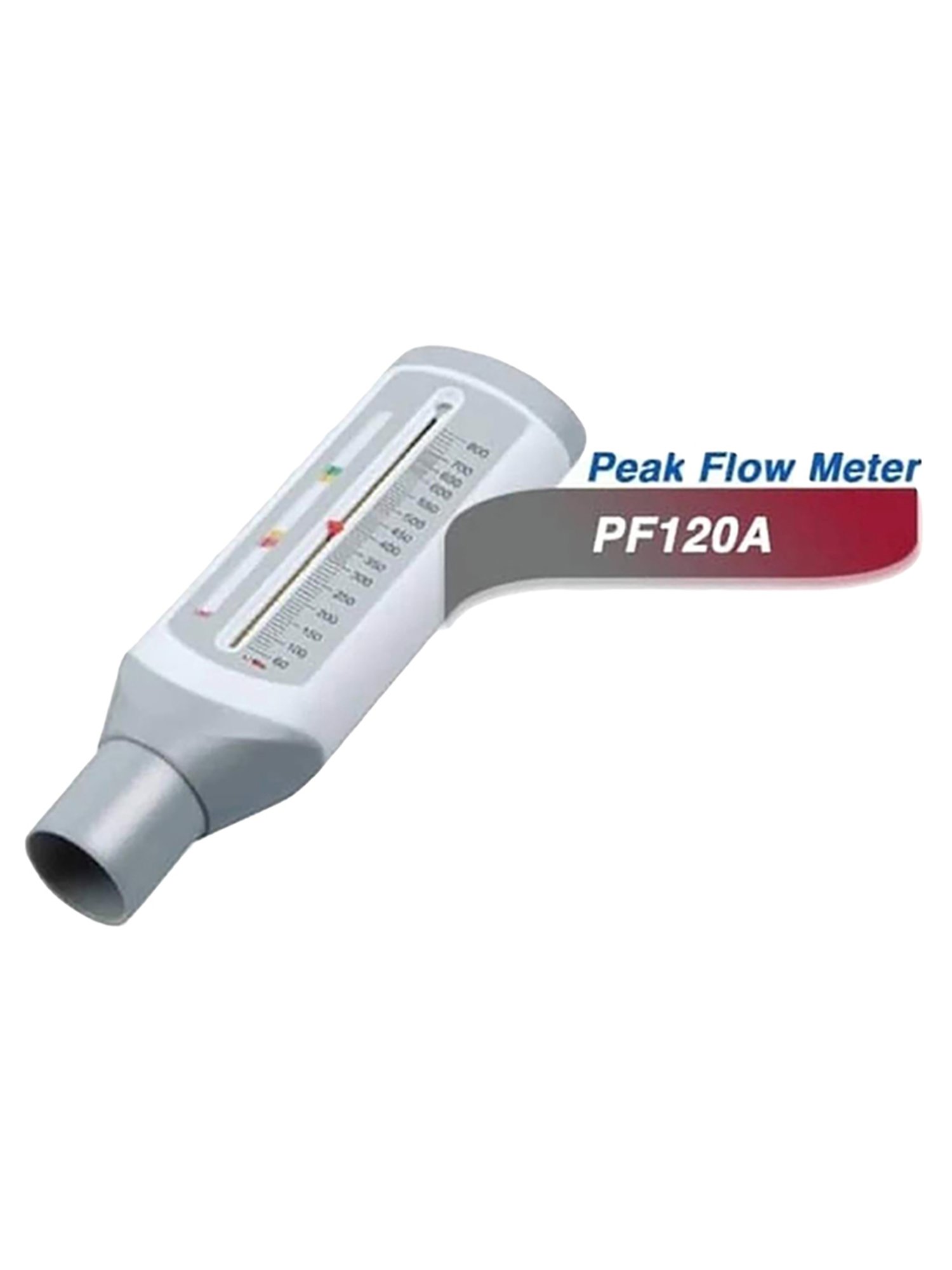 Rossmax PF120A Peak Flow Meter for Adult (White and Grey)