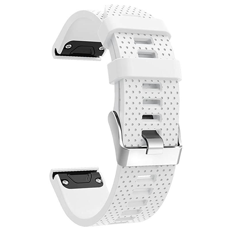 Band for Garmin Fenix 5S Fenix 6S Soft Silicone Replacement Watch Band Strap for Garmin Fenix 5SFenix 5S PlusFenix 6SFenix 6S Pro Smart Watch Fit 531 inches846 inches