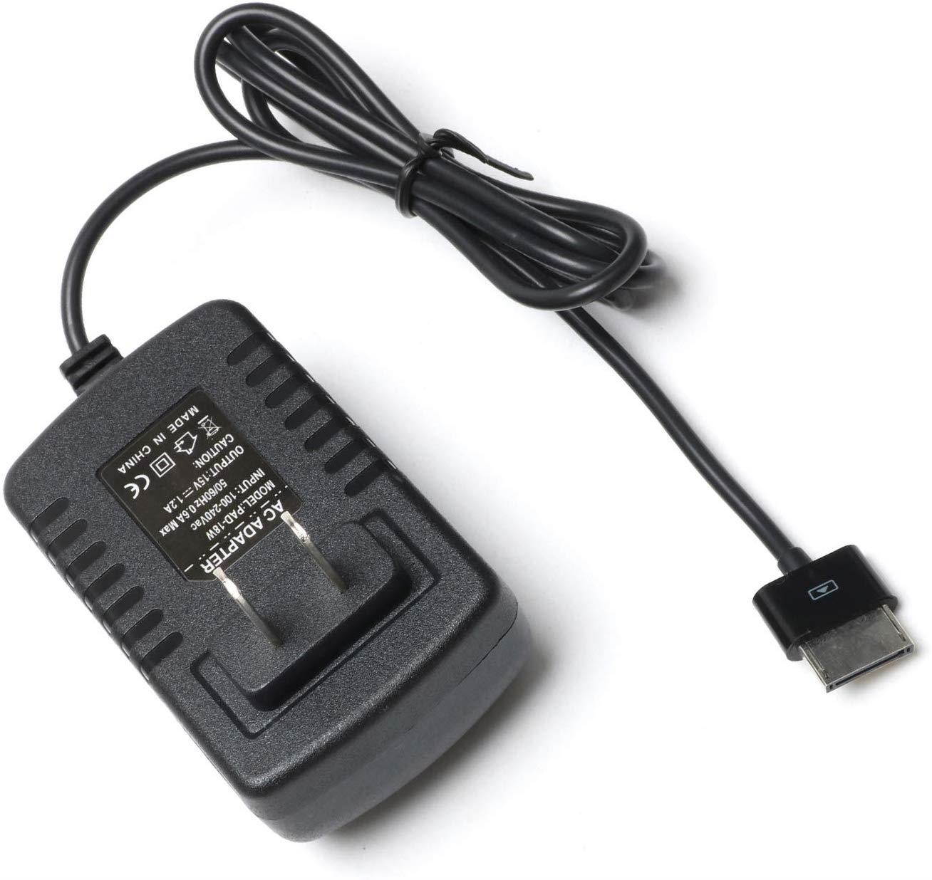 15V 1.2A 18W Ac Charger Power Supply Adapter Cord for Asus Vivo Tab RT TF600 TF600T TF701T TF701T TF810 TF810C- 11.6-Inch Tablet