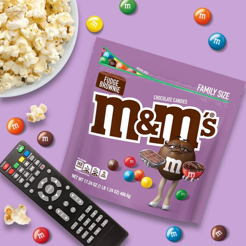 M&M Fudge Brownie Family Size - 17.24