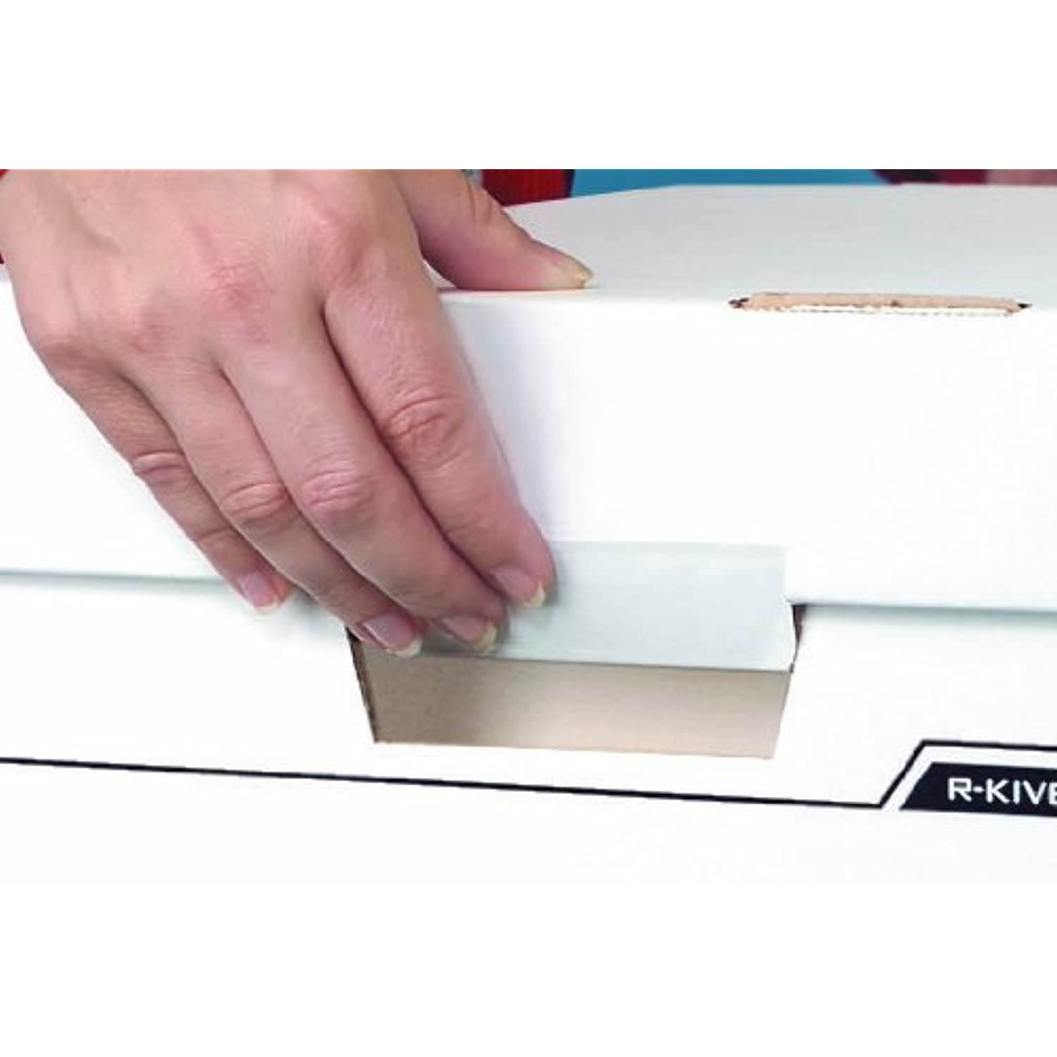 Bankers Box BINDERBOX Heavy-Duty Storage Boxes, FastFold, Lift-Off Lid, Fits Binders 1 1/2 to 3 Inches, 12 1/4 x 18 1/2 x 12, Case of 12 (0073301)