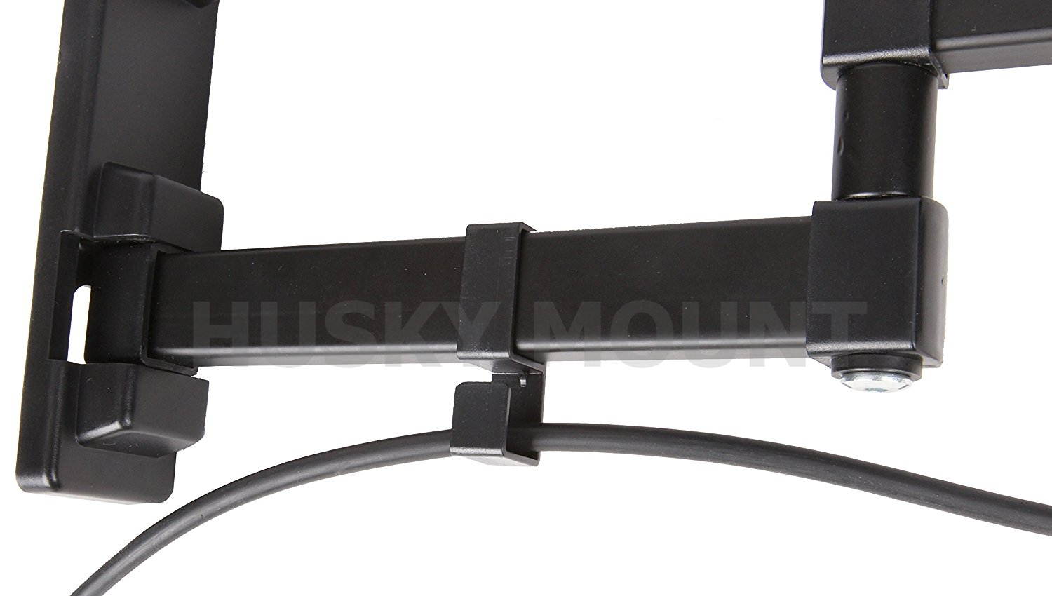 HUSKY MOUNT Full Motion Tilt Swivel HDTV Wall Mount 10 16 22 24 27" LED LCD Flat Screen 100x100mm VESA/44 lbs Capacity