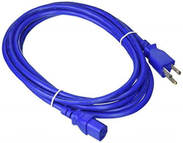 nexhi 10w101210bu power cord with pc, 10', blue/black