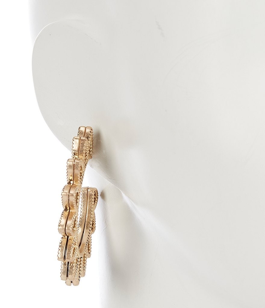 Southern Living Geometric Hoop Earrings