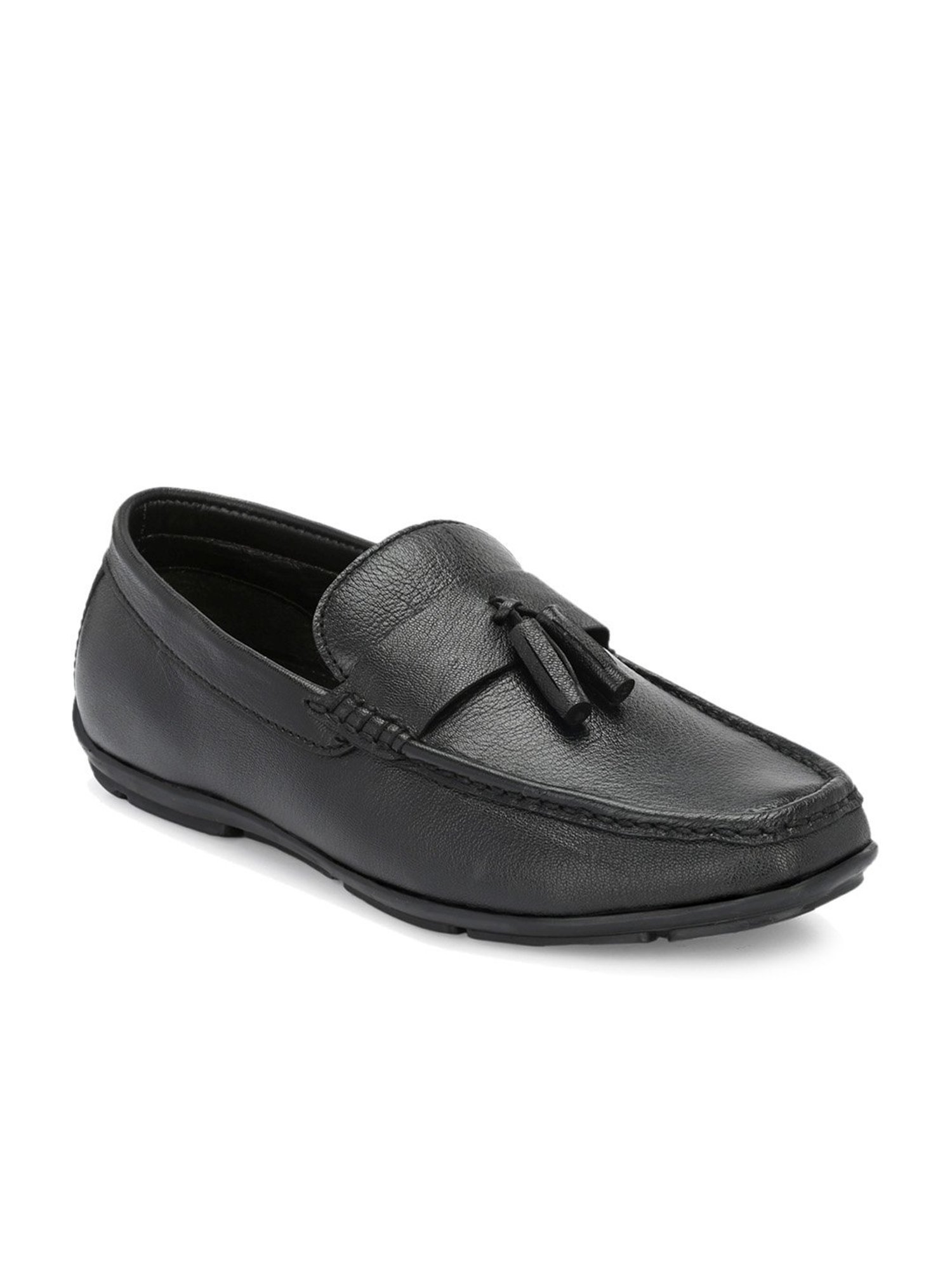 Clog London Men's Black Casual Moccasins