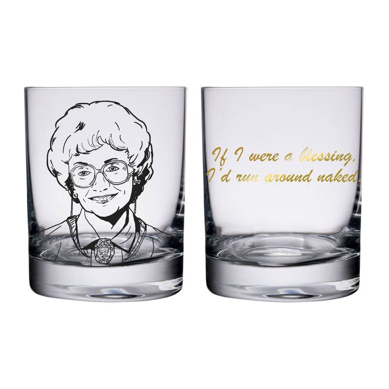 The Golden Girls 10oz 4pk Quotes Glasses Set