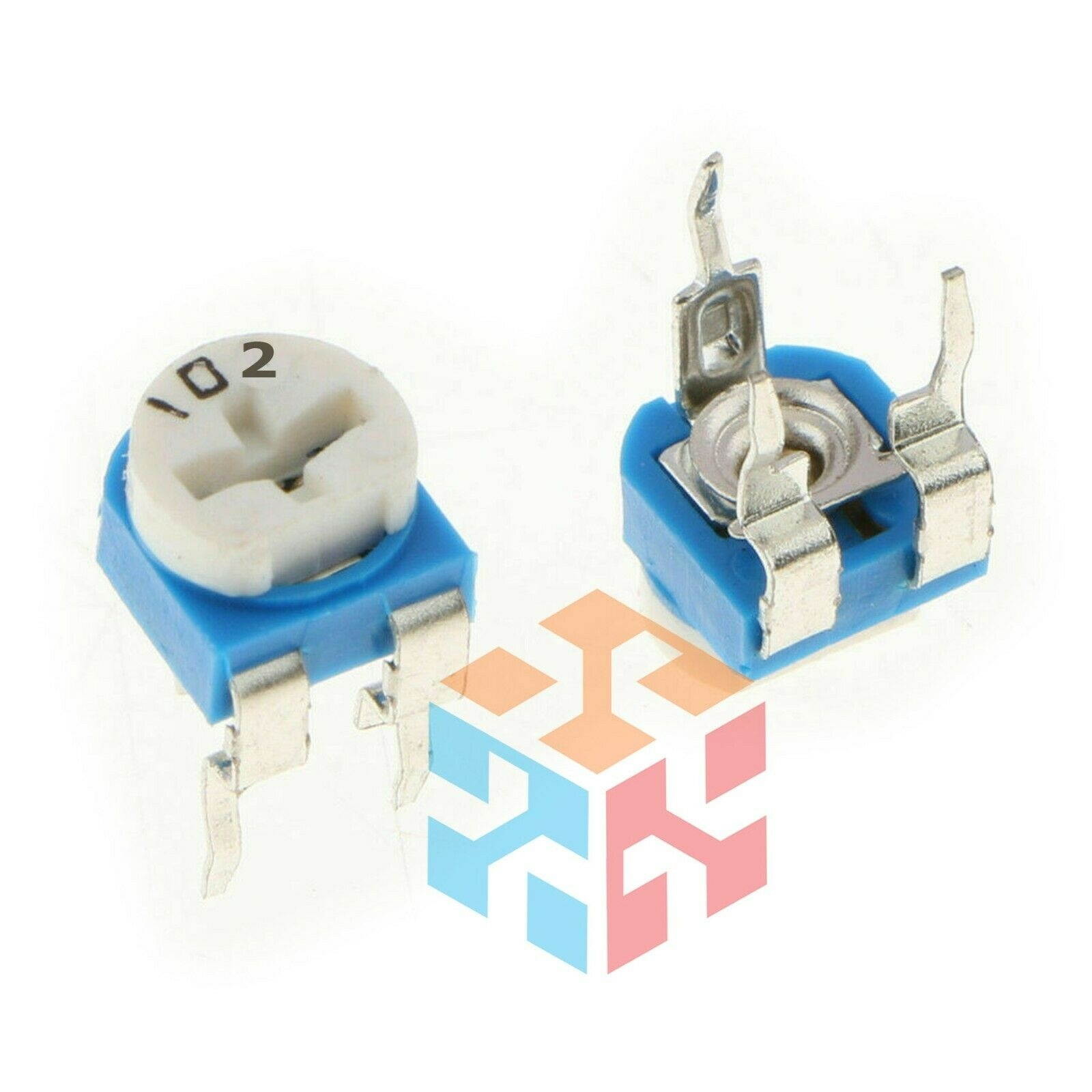 10pcs 1K ohm 102 Adjustable Resistor Trimmer Potentiometer RM065 - US Seller