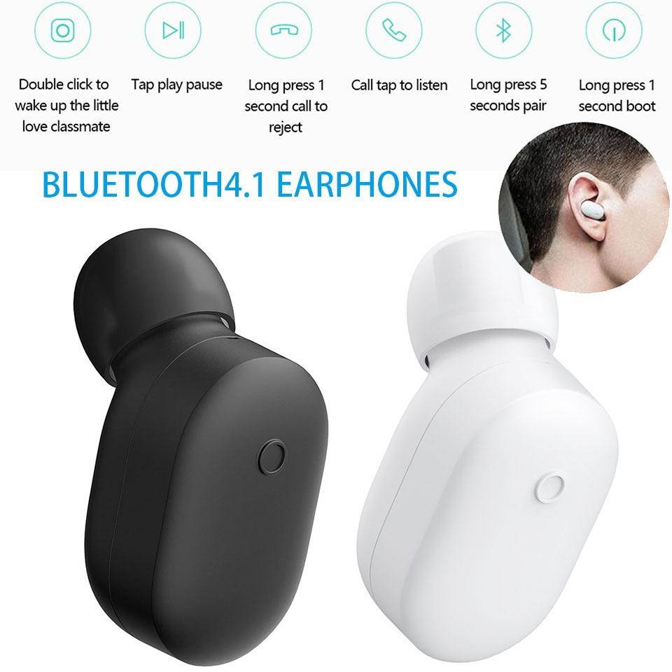 Xiaomi Wireless Bluetooth4.1 Earphones Earbuds Headset In-Ear Stereo Headset - Black