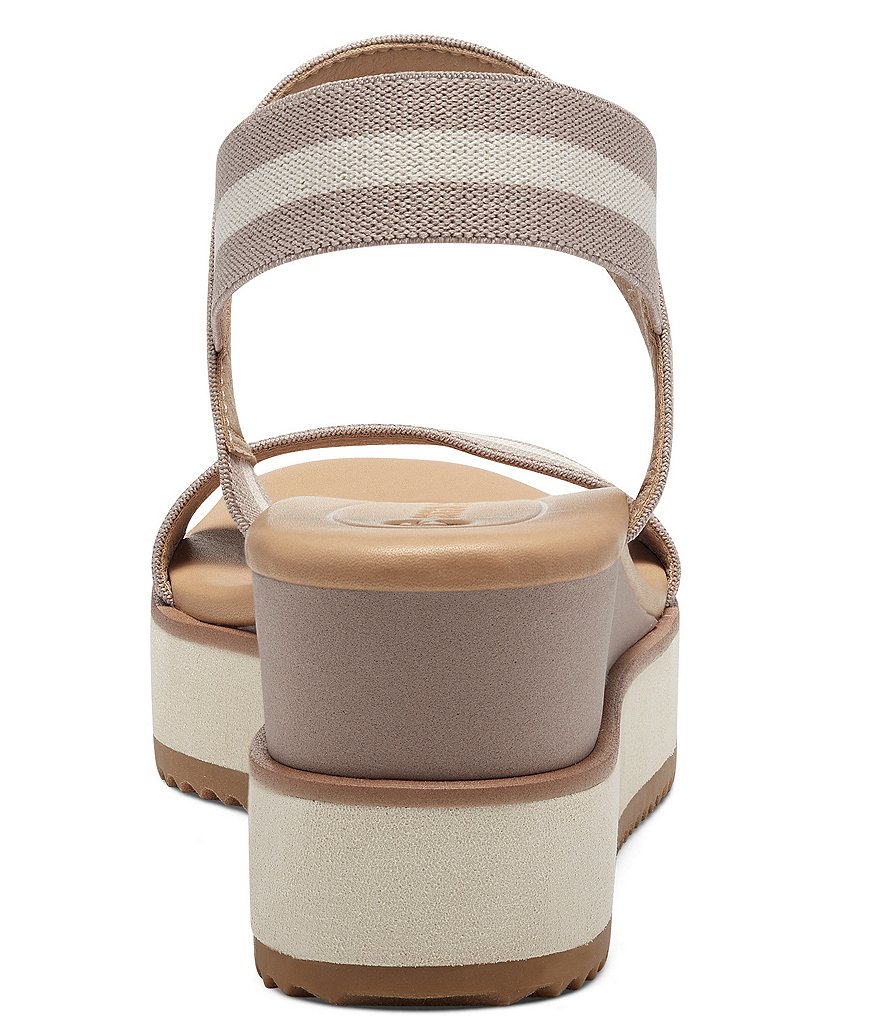 CC Corso Como Edsei Two-Tone Elastic Wedge Sandals