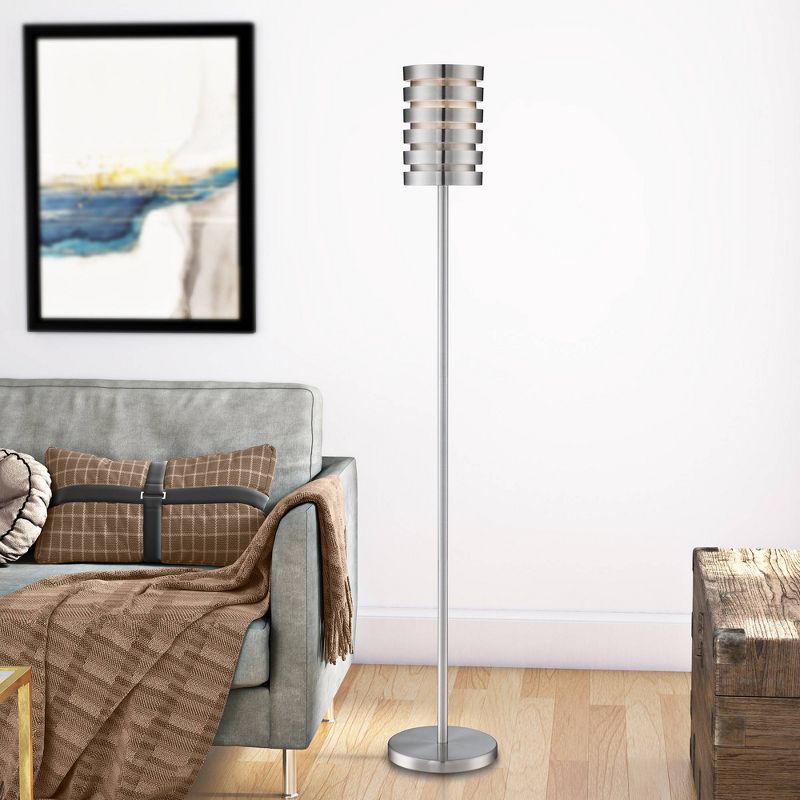Tendrill Ii Floor Lamp Aluminum (Includes CFL Light Bulb) - Lite Source