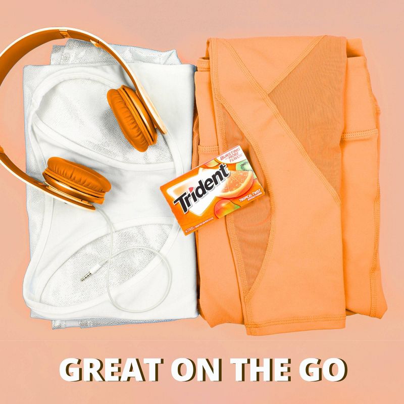 Trident Tropical Twist Sugar Free Gum - 3ct/14pc