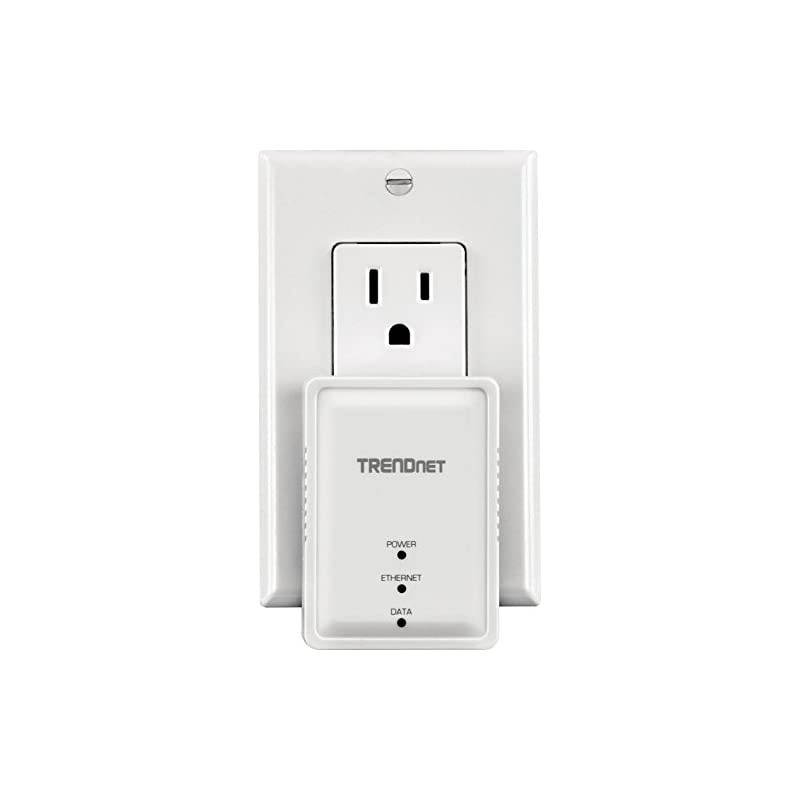 Powerline 500 AV Nano Adapter TPL406E Includes 1 x TPL406E Adapter Cross Compatible with Powerline 600500200Windows 10 81 8 7 Vista XP Ethernet Port Plug Play Install White
