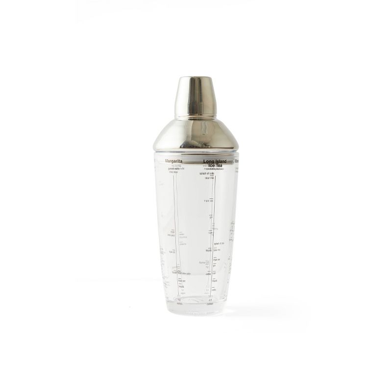 Houdini 24oz Recipe Cocktail Shaker Glass