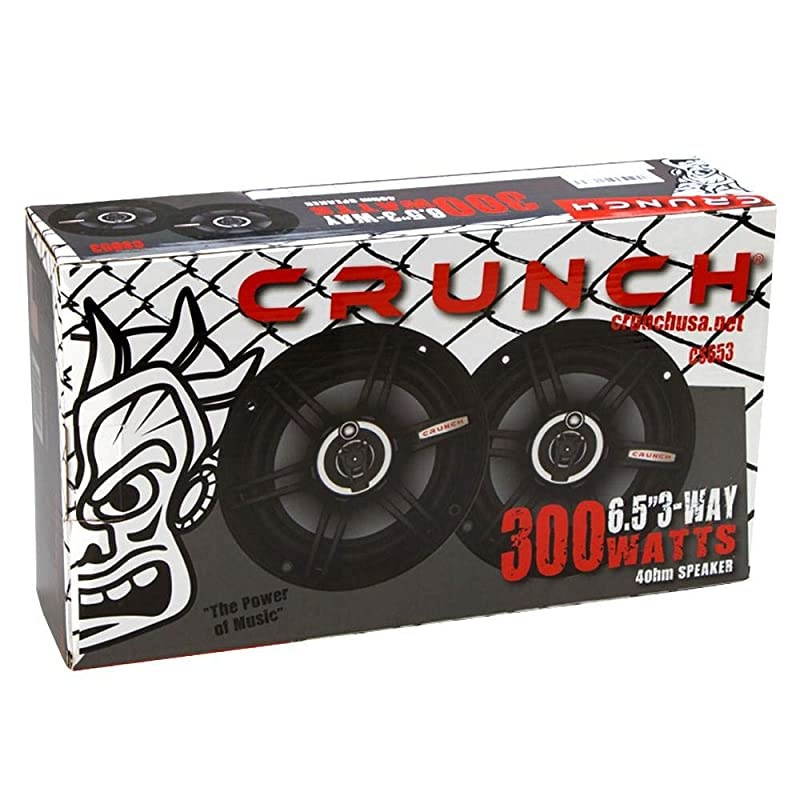 300 Watts 65Inch 3Way 4 Ohms CS Speakers Black 2 Pack | CS653